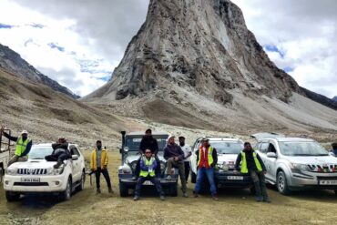 A beautiful road trip view while driving through Zanskar Valley in Ladakh